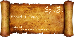 Szakáll Emma névjegykártya